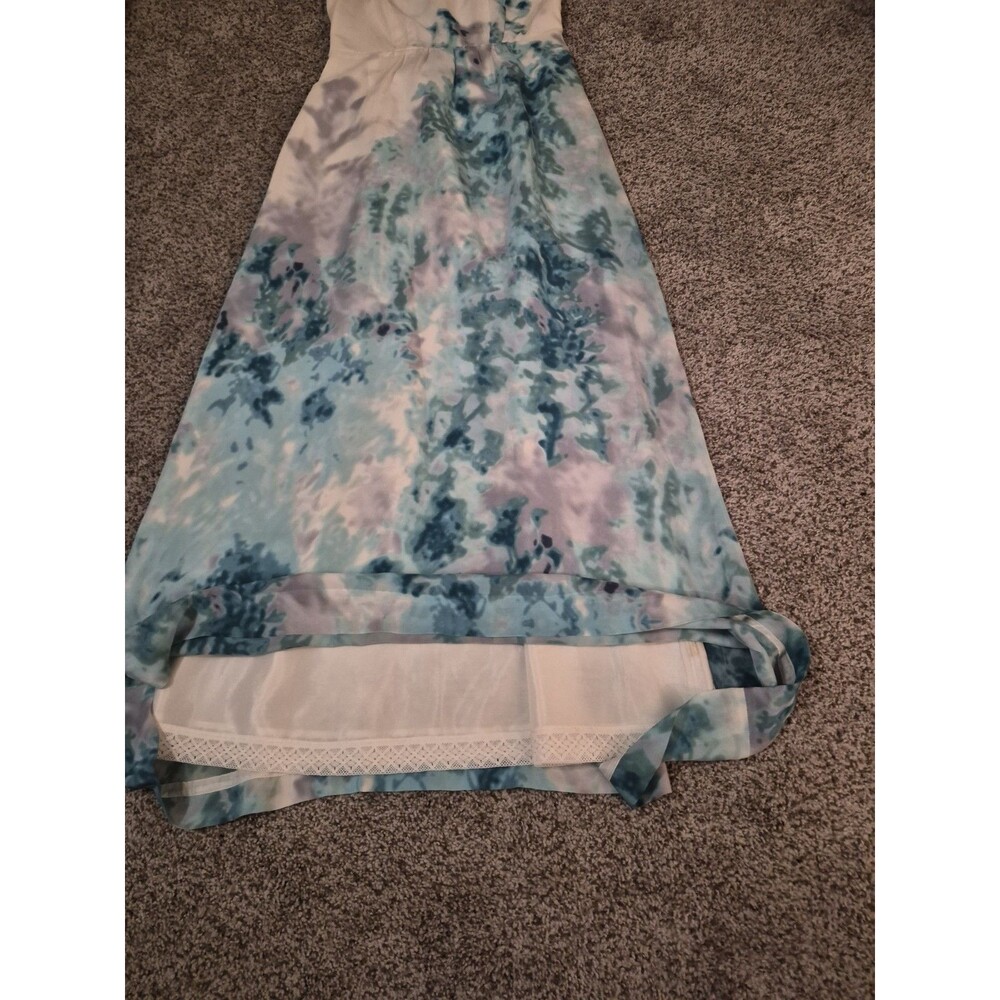 Moulinette Soeurs Anthropologie Wave Wash Silk Maxi Dress 4 Fairy Isle Romantic - Picture 9 of 9
